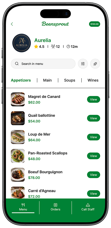 Mobile Ordering